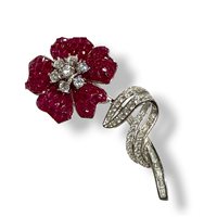 Brooch Mandile 1922 Woman Giardino di gemme in Silver 2CSZC129385